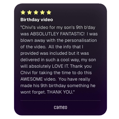 Cameo review