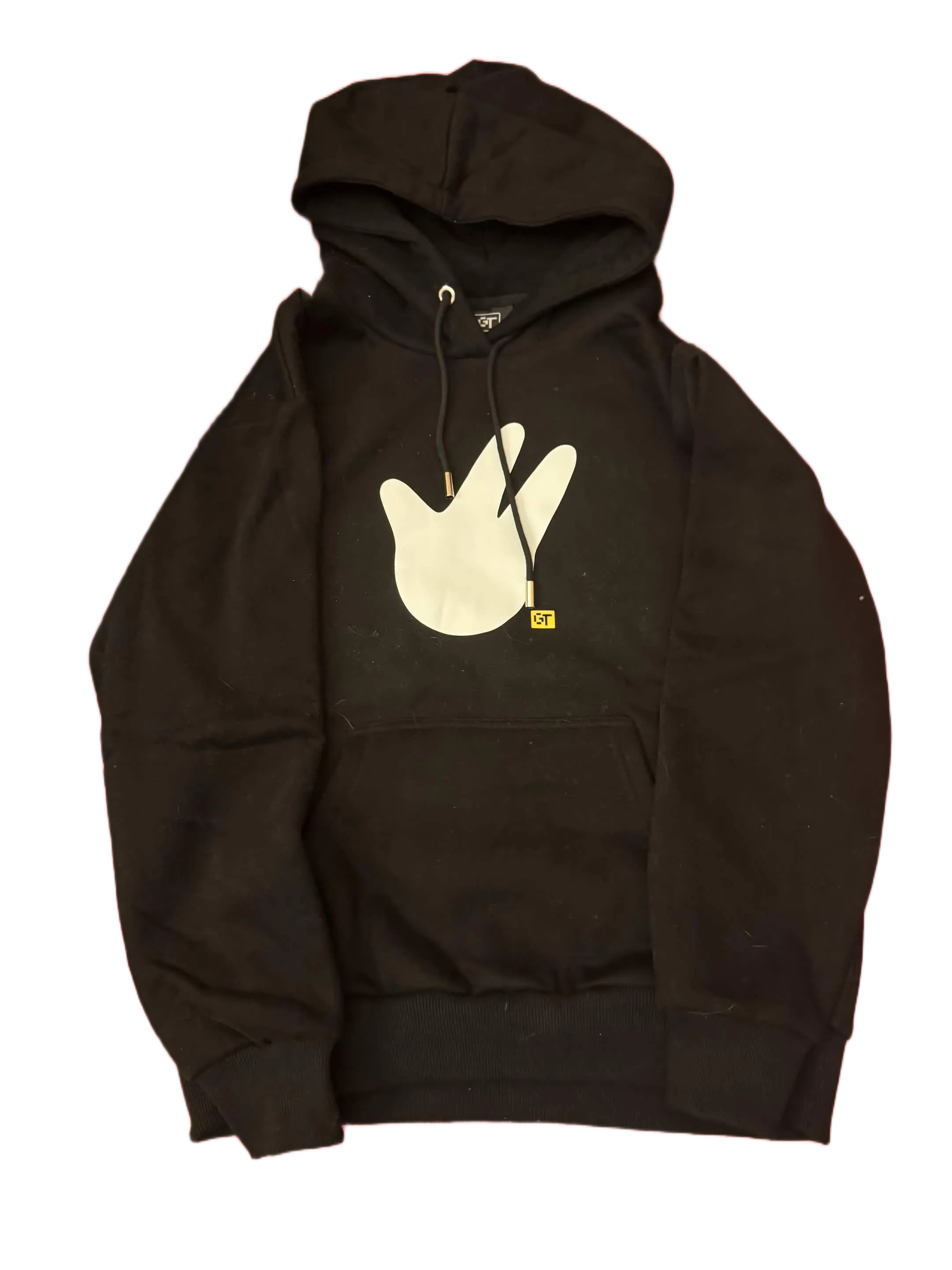 Black Paw Print Hoodie