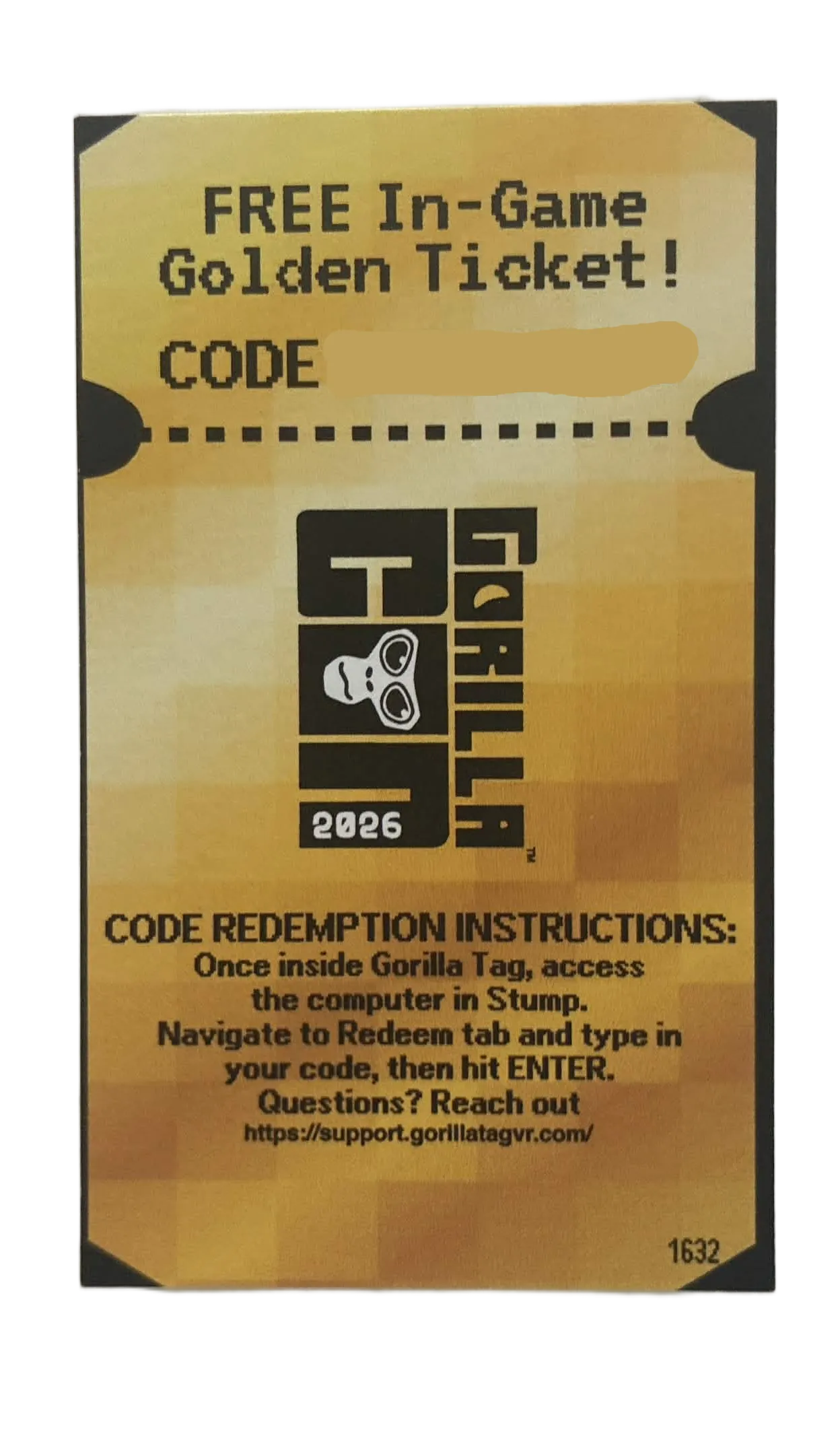 GorillaCon 2026 Gold Ticket