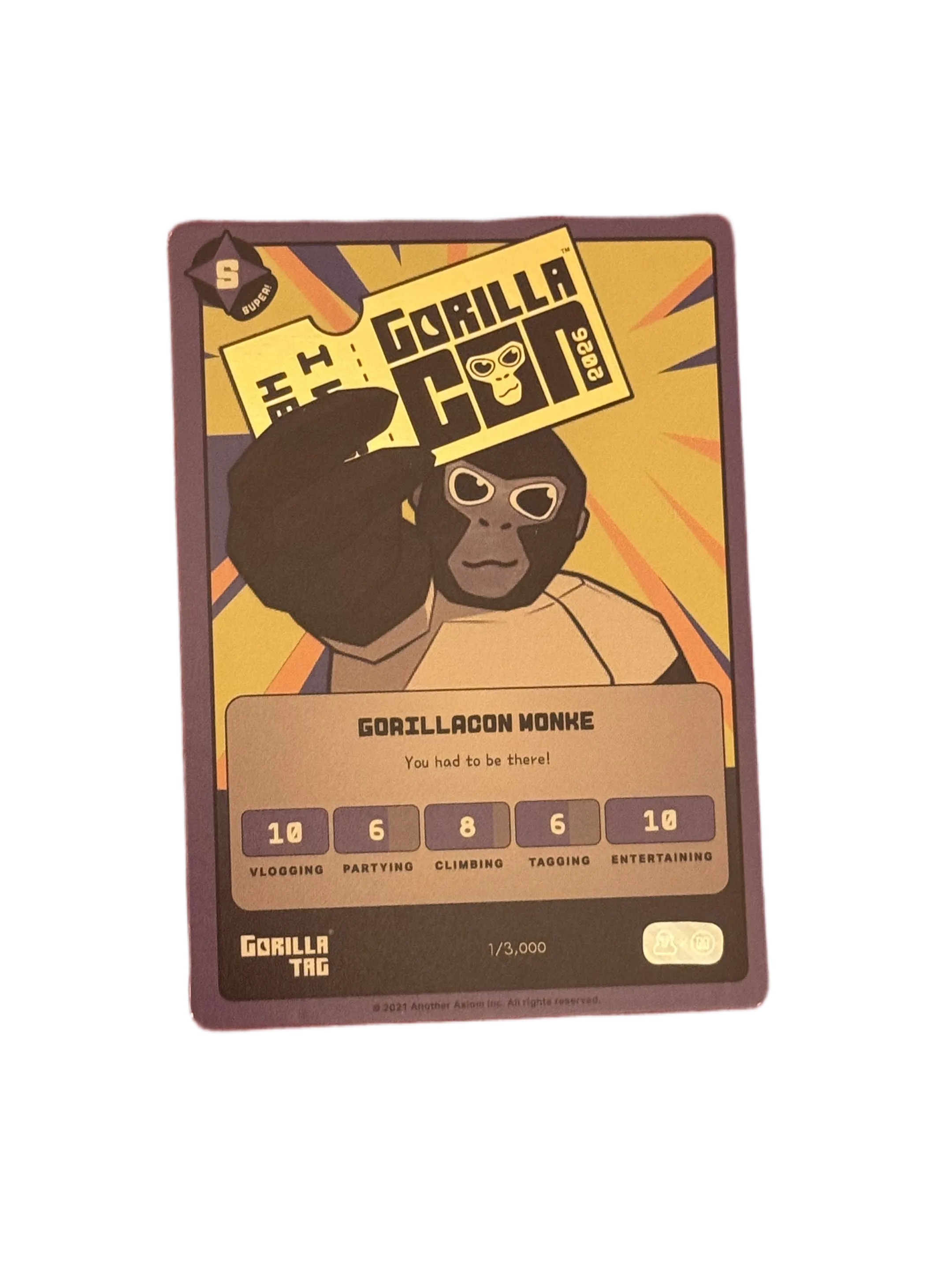 GorillaCon 2026 Monke Trading Card