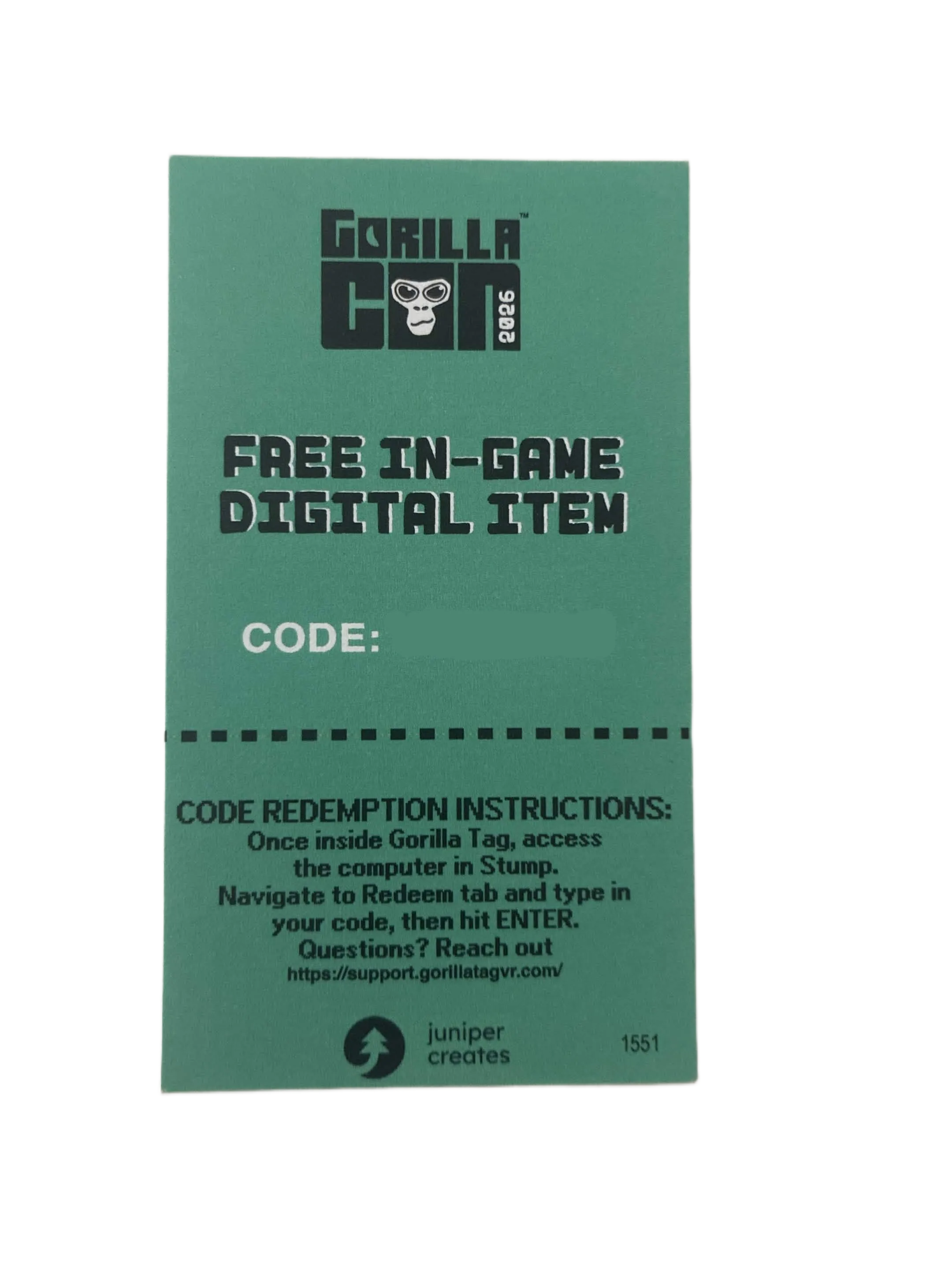 GorillaCon 2026 Shirt Card