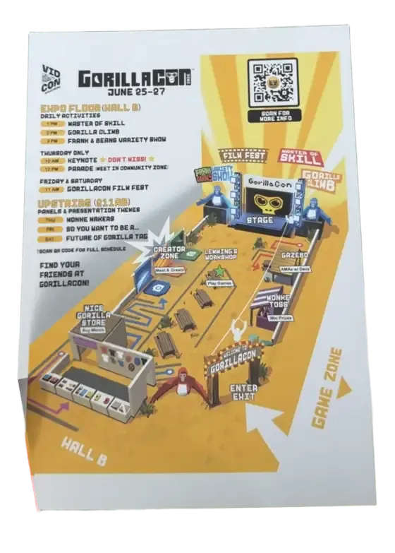 GorillaCon 2026 Map