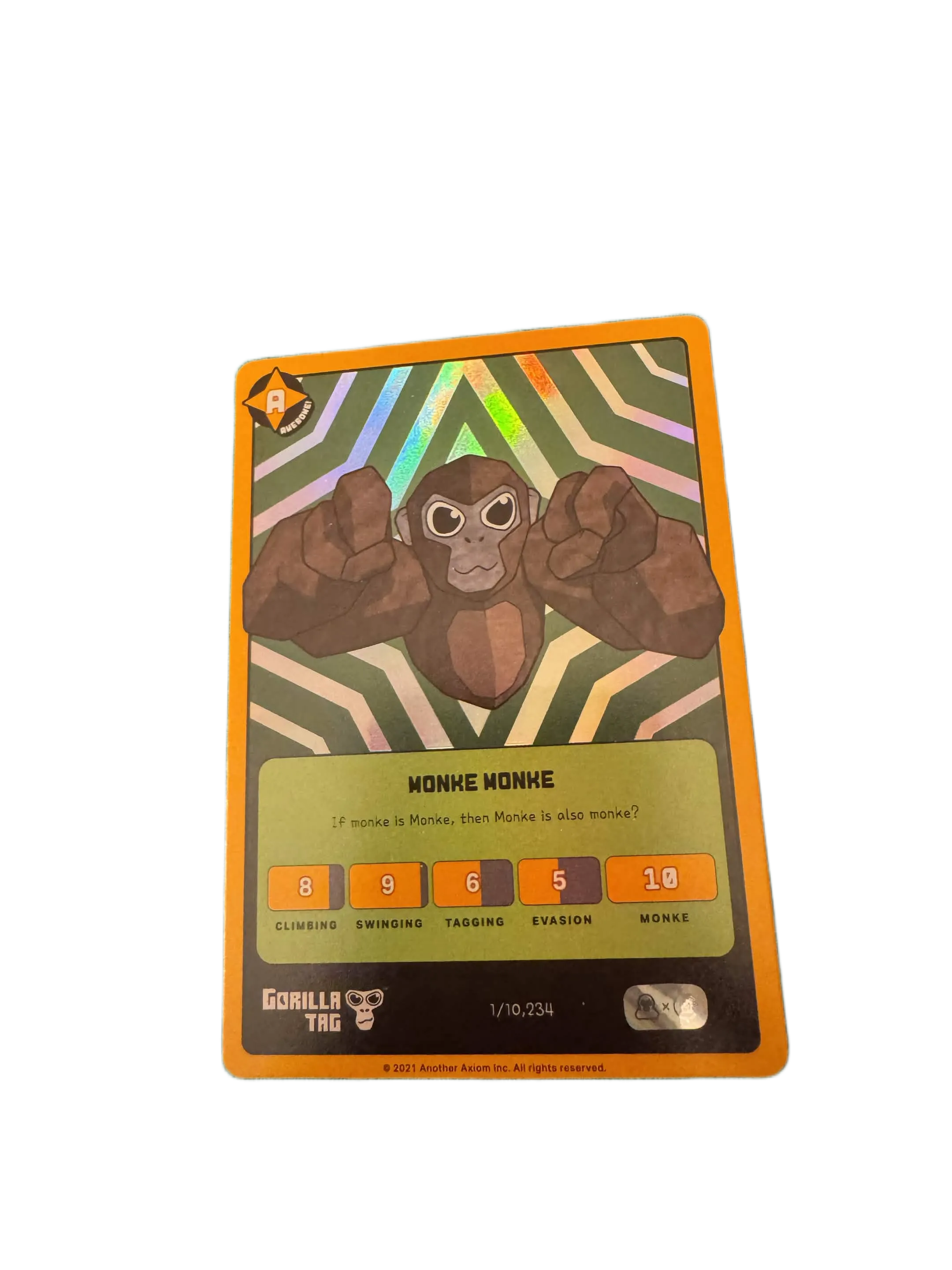 Monke Monke Trading Card